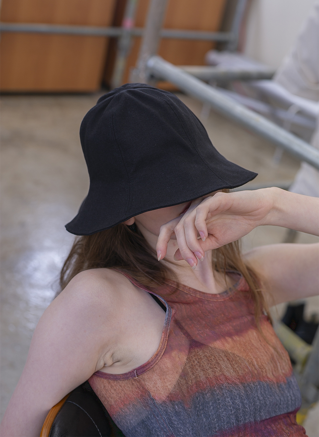 Ellipse Bucket Hat 詳細画像 Black 1