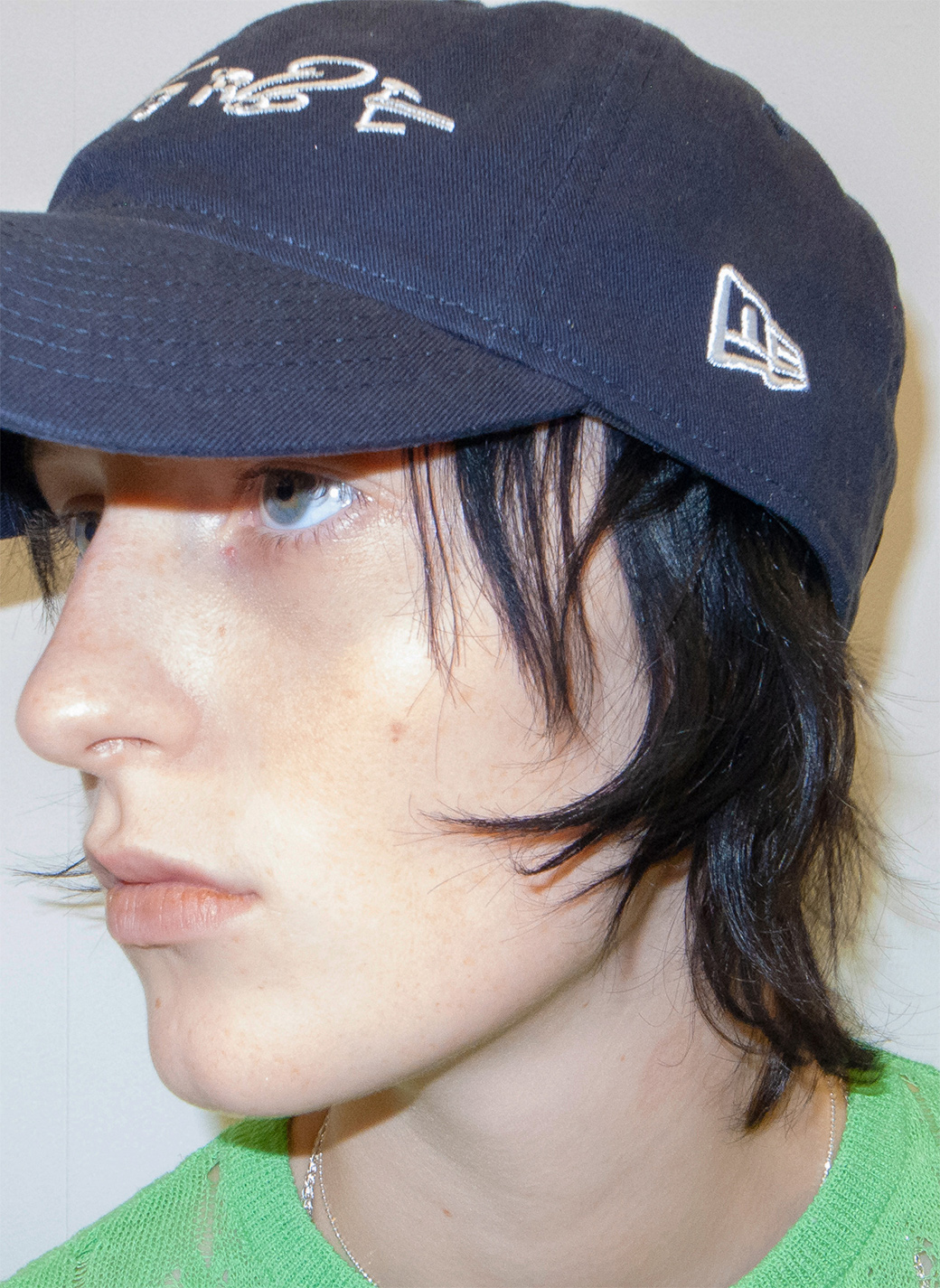 NEW ERA PERVERZE Scrap Logo Cap 詳細画像 Navy 3