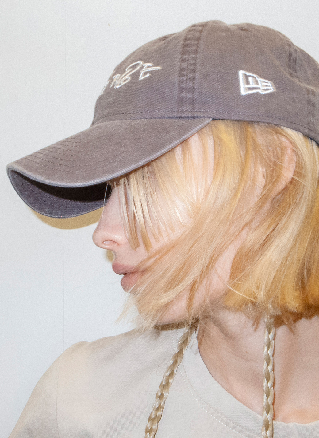 NEW ERA PERVERZE Scrap Logo Cap 詳細画像 Brown 3