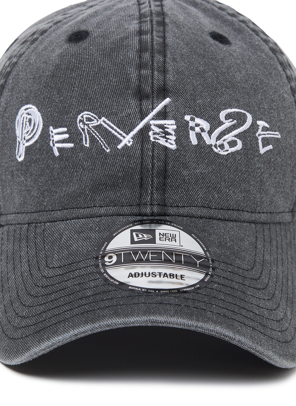 NEW ERA PERVERZE Scrap Logo Cap 詳細画像 Black 3