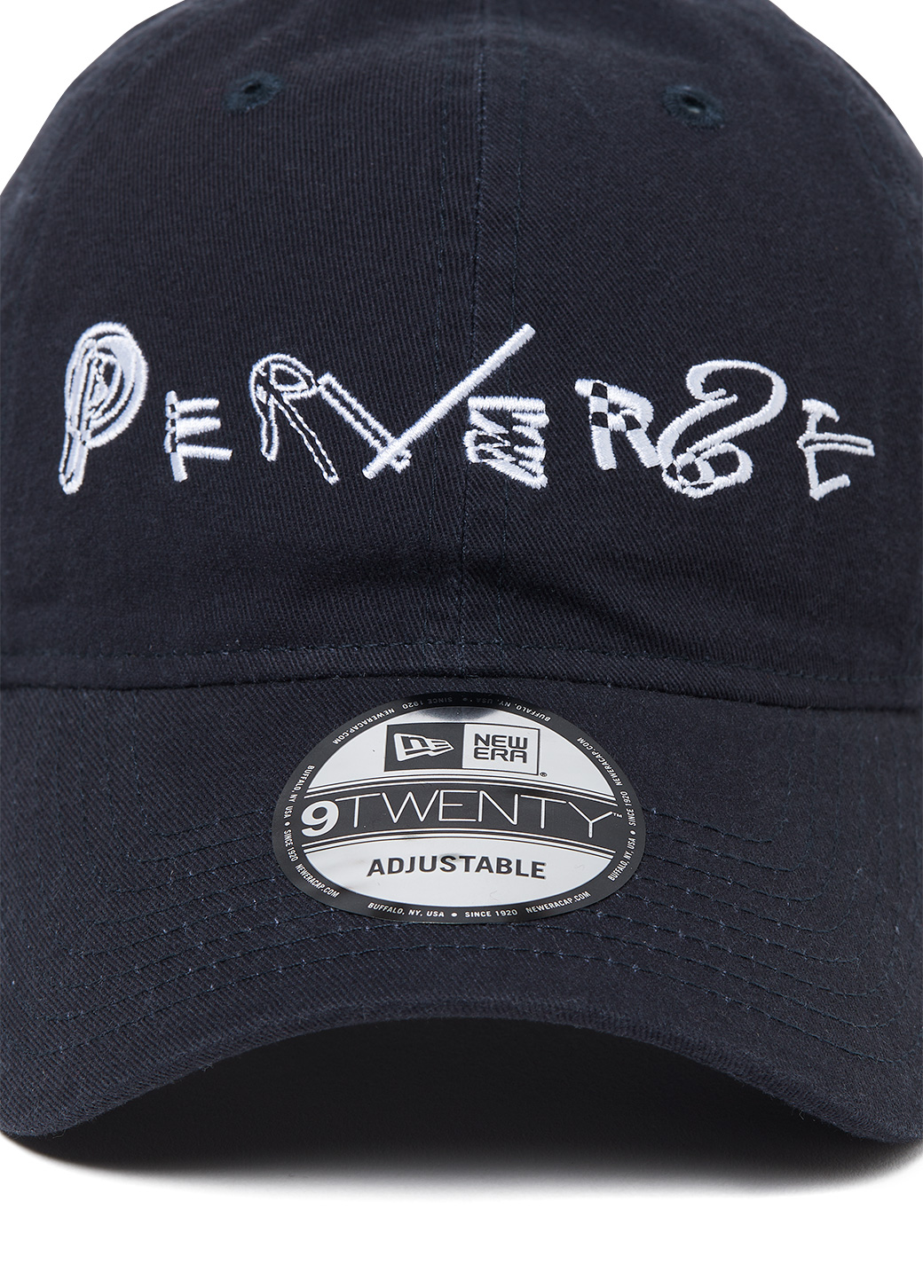 NEW ERA PERVERZE Scrap Logo Cap 詳細画像 Navy 3