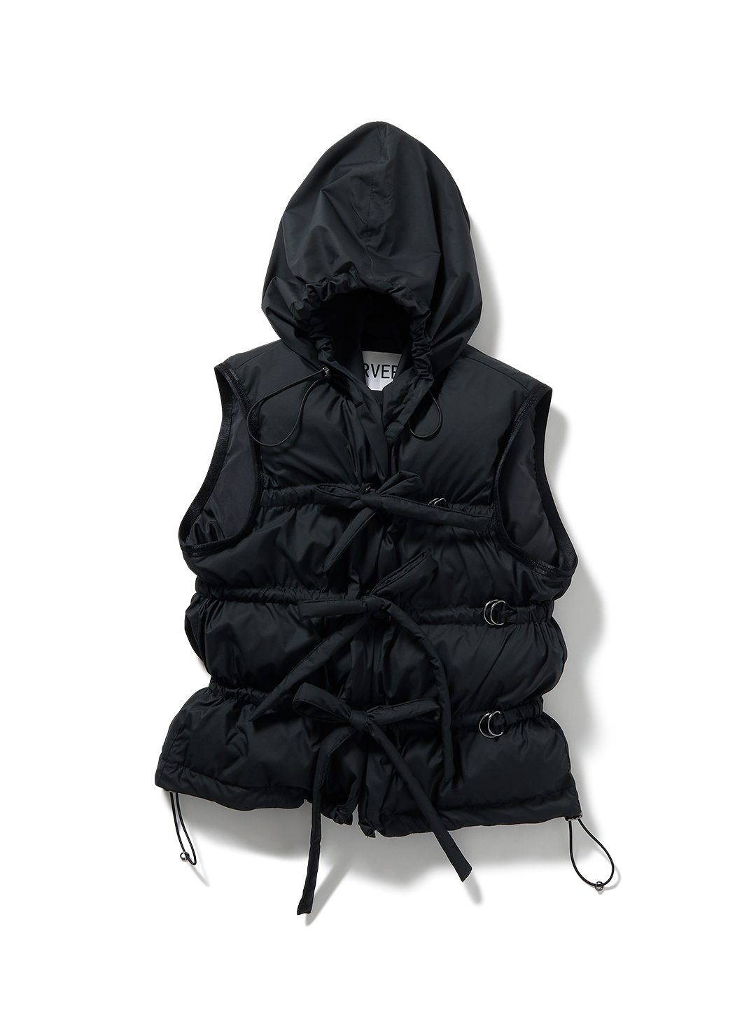 String Multiple Down Vest 詳細画像 Black 1