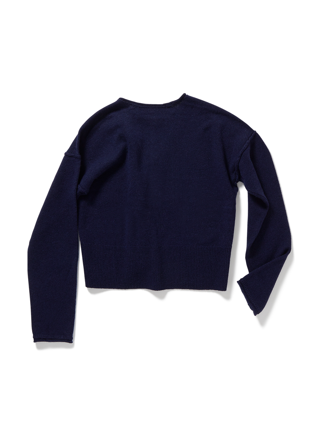 Twin Layered Knit Cardigan 詳細画像 Navy 2