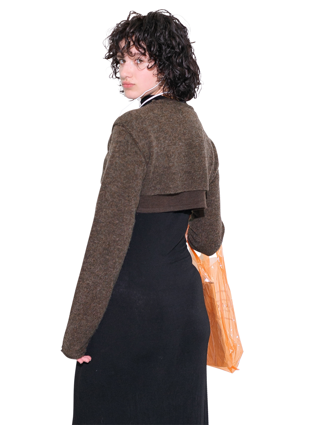 Twin Layered Knit Sweater 詳細画像 Brown 2