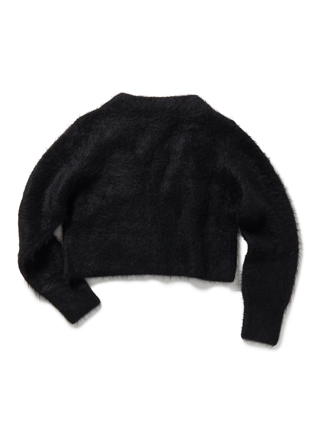 Hairy Alpaca V-neck Sweater 詳細画像 Black 2