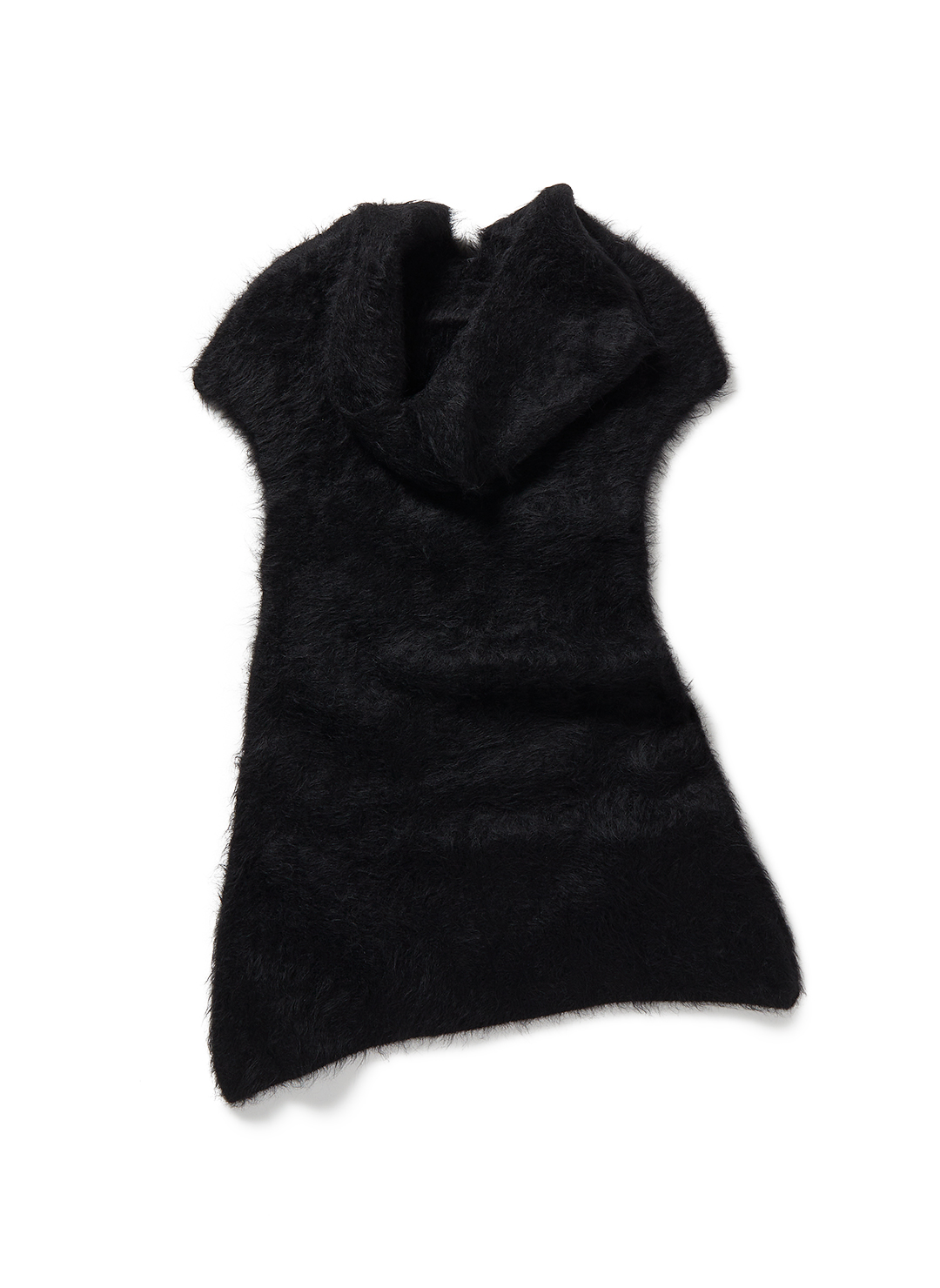 Hairy Alpaca Knit Mini Dress 詳細画像 Black 2