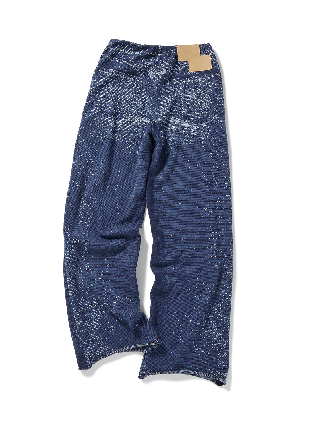 Wide Straight Denim Knit Pants 詳細画像 Blue 2