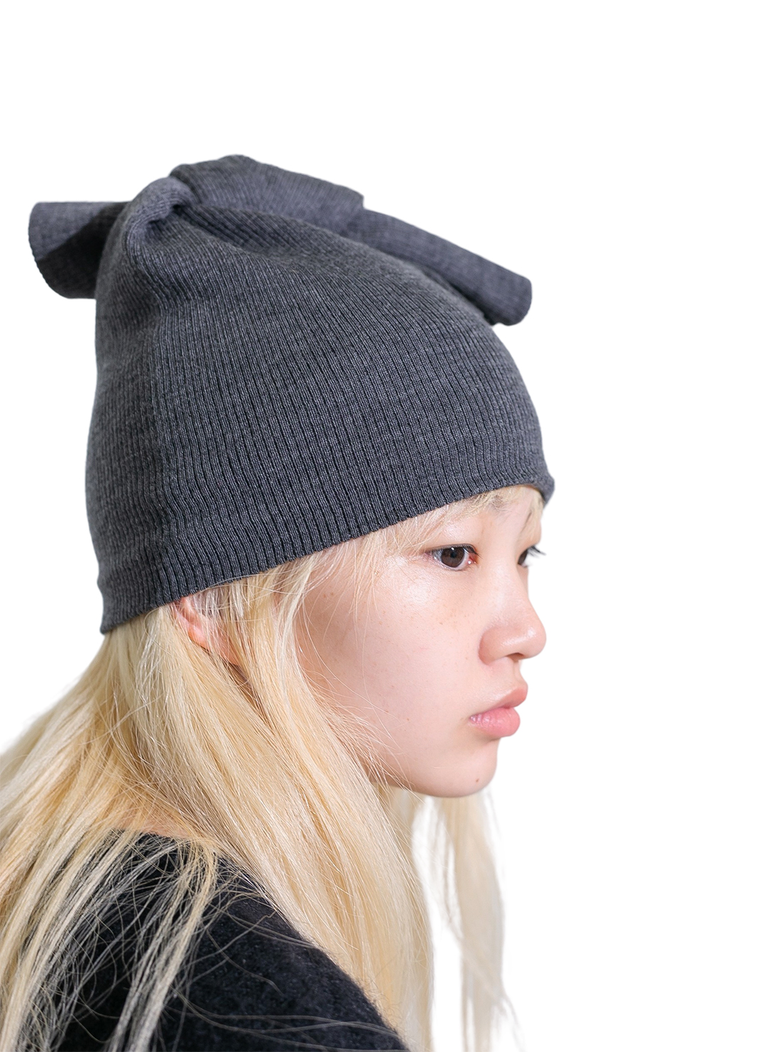 Knit Cap and Scarf 詳細画像 Gray 1