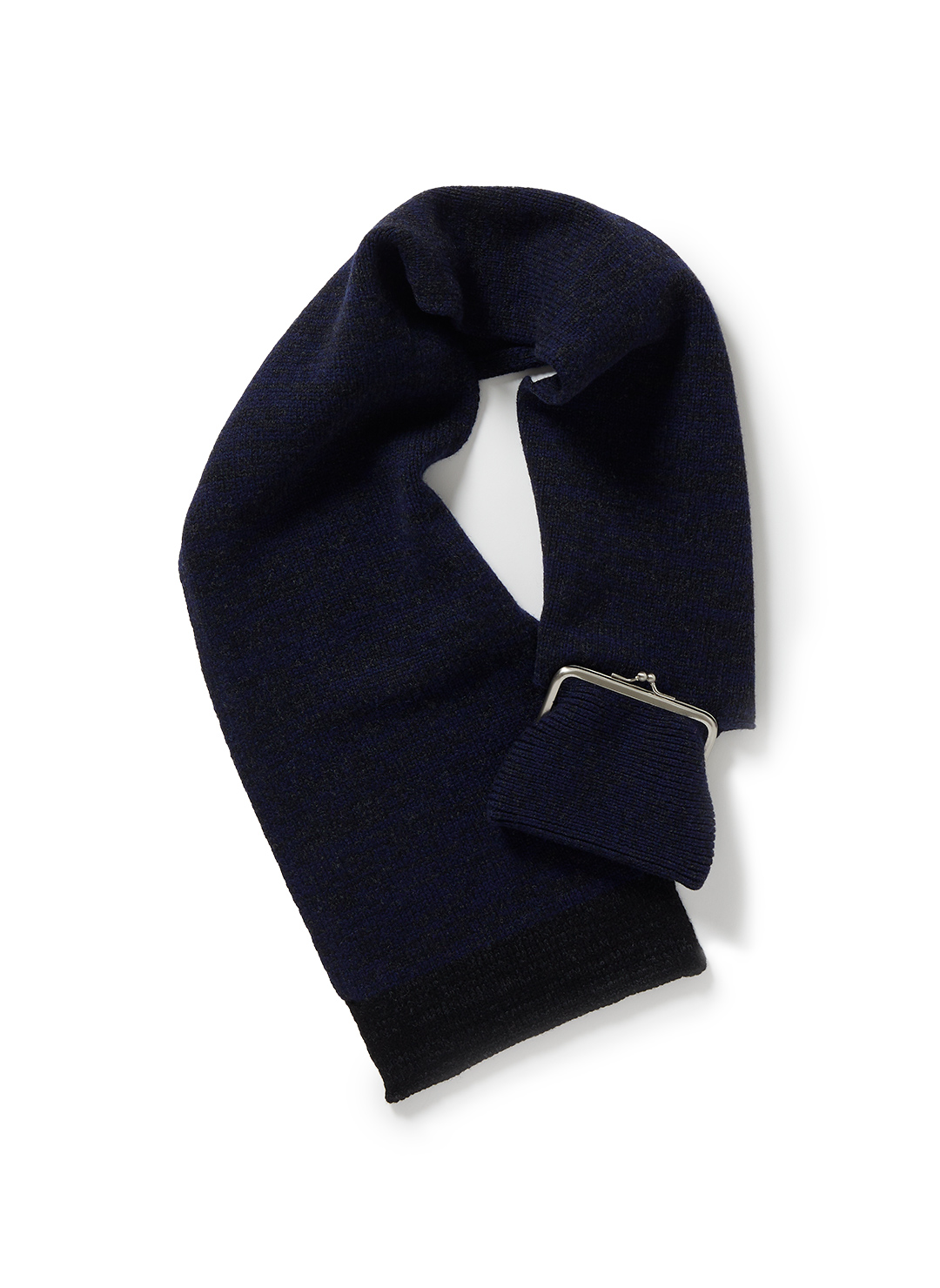 Clasp Pouch Scarf 詳細画像 Navy 1