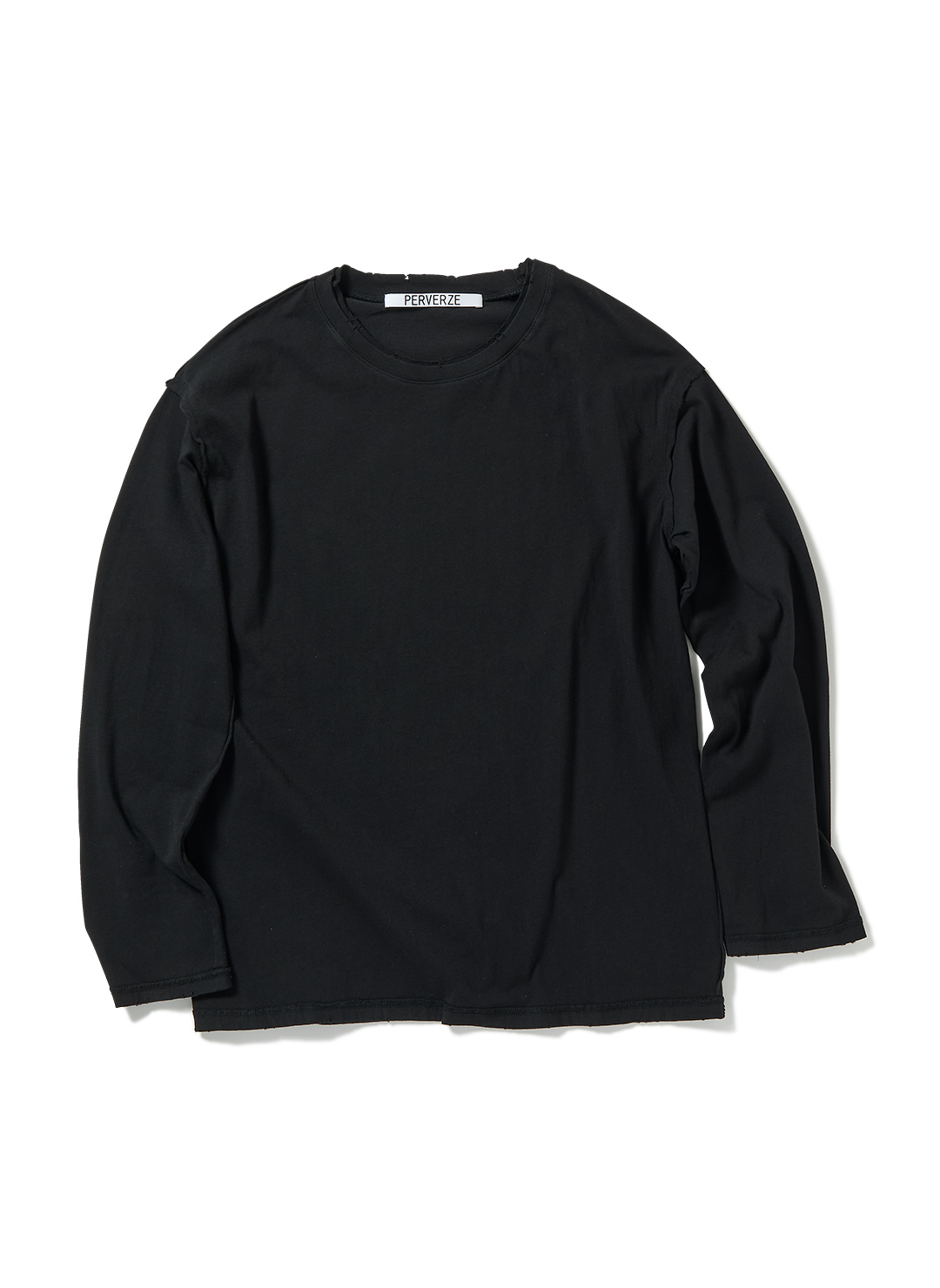 【ねこ】PERVERZE Under Color Long Tee perverze Under Color Long Tee / Black - メルカリ