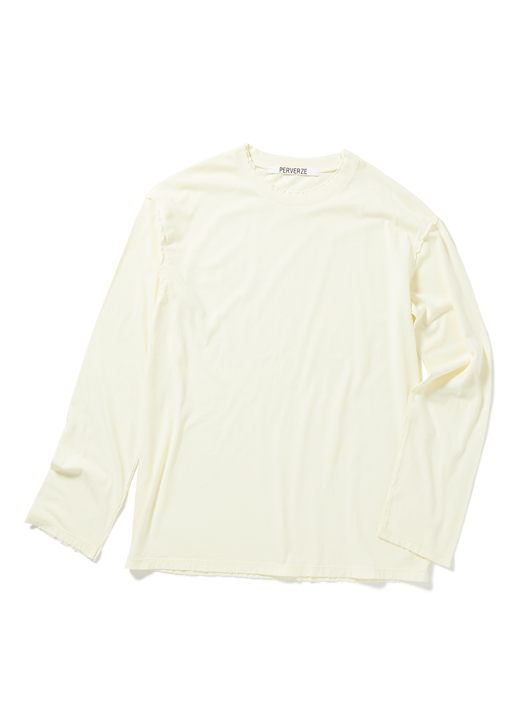 Regular Long Tee #5/Cream｜PERVERZE | パーバーズの公式