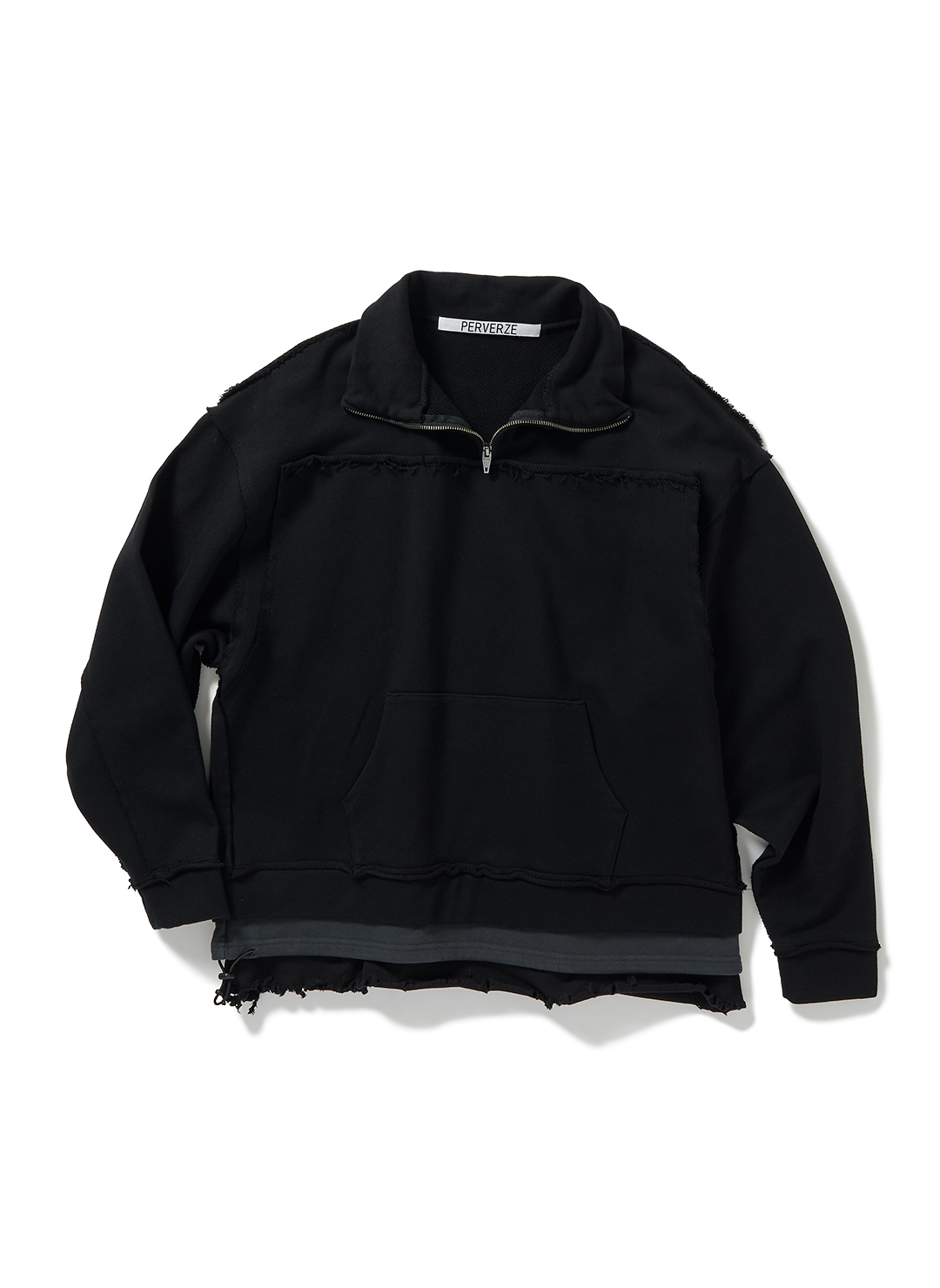 Anorak Layered Sweatshirts 詳細画像 Black 1