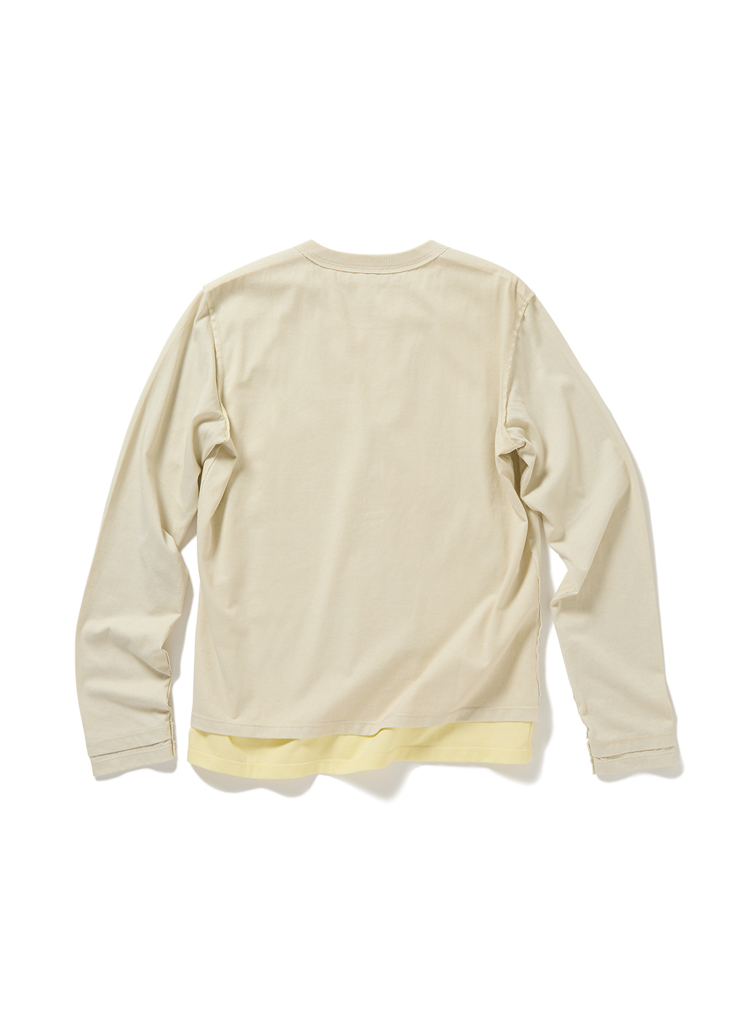 Double Layered Long-Sleeve Tee 詳細画像 Cream 2