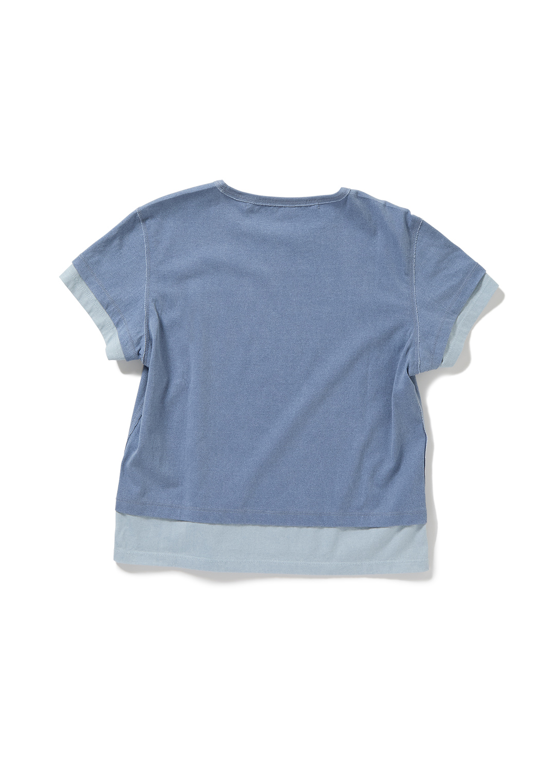 Double Layered Tee 詳細画像 Blue 2