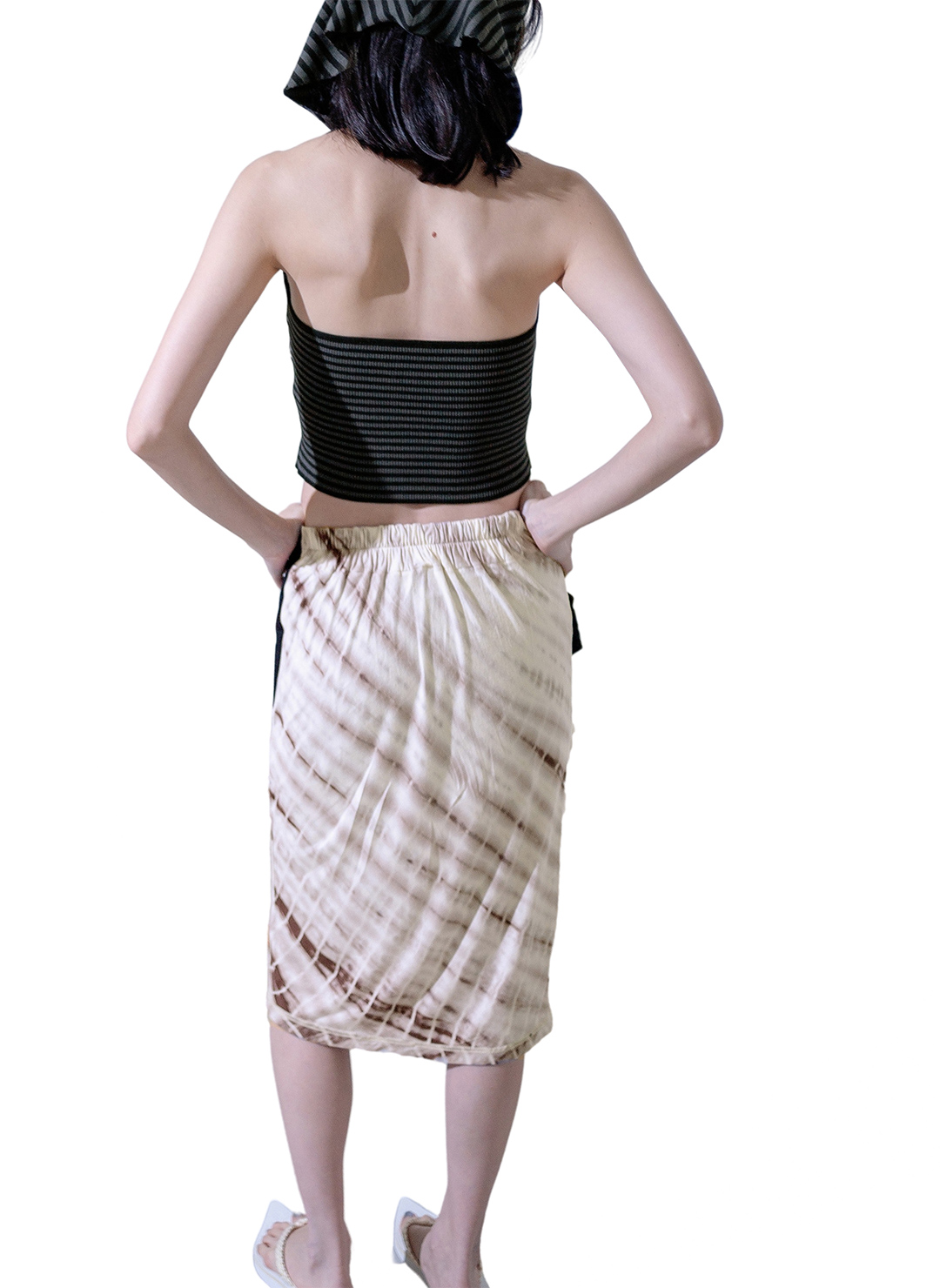 Braid Belt Layered Skirt 詳細画像 Brown 2