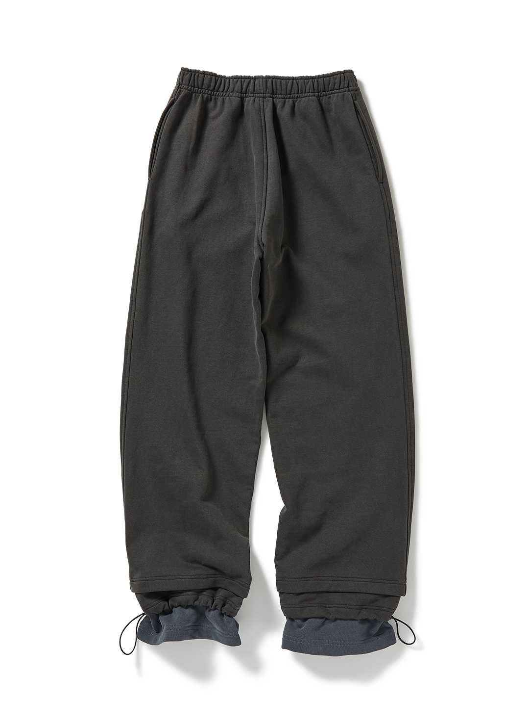 Step Layered Sweat Pants 詳細画像 Gray 2