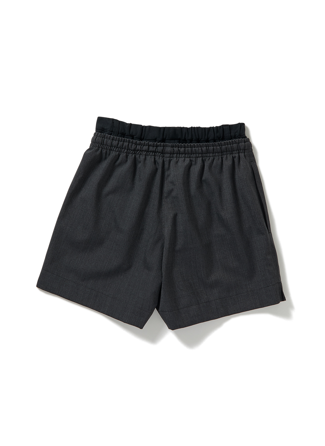 Layered Waist Shorts 詳細画像 Gray 2