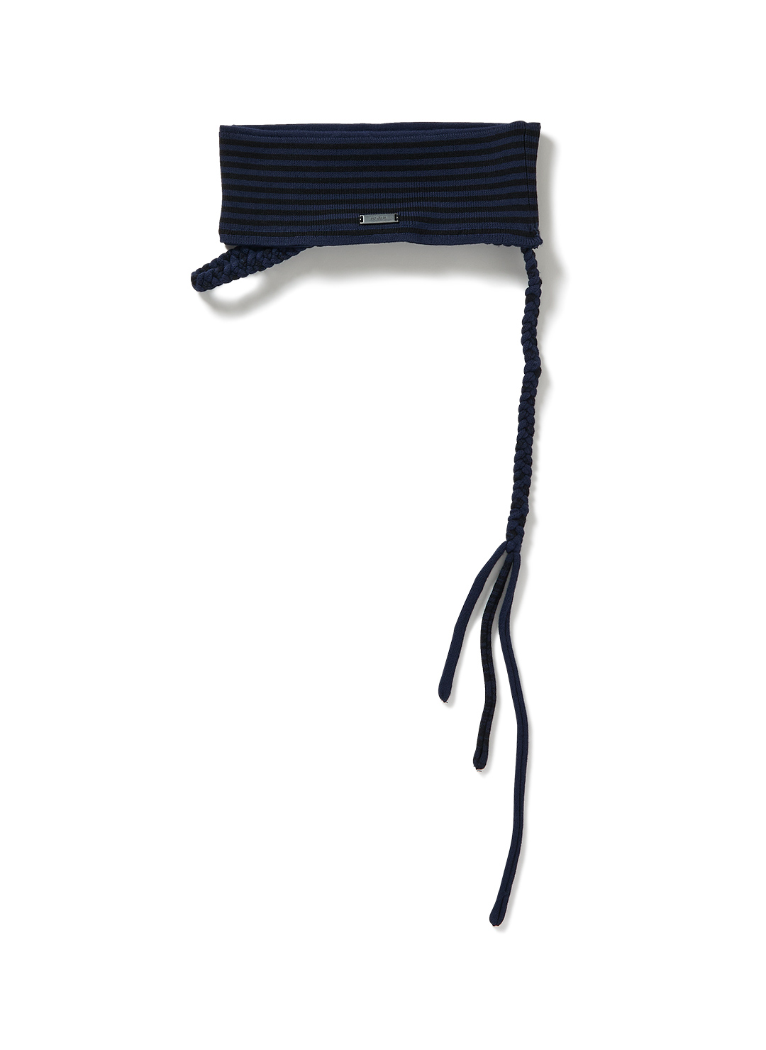 Braid Trim Knit Hair Band 詳細画像 Navy 1