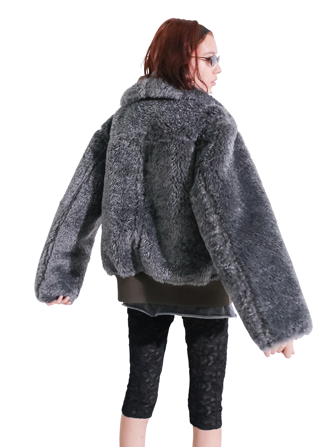 Bulky Neck Blouson 詳細画像 Brown 2