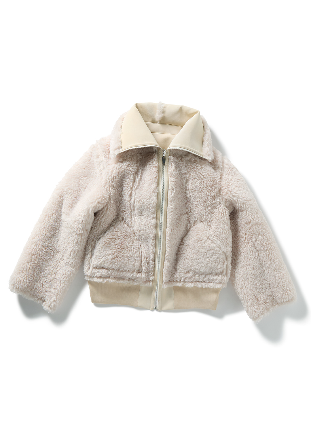 Bulky Neck Blouson 詳細画像 White 3