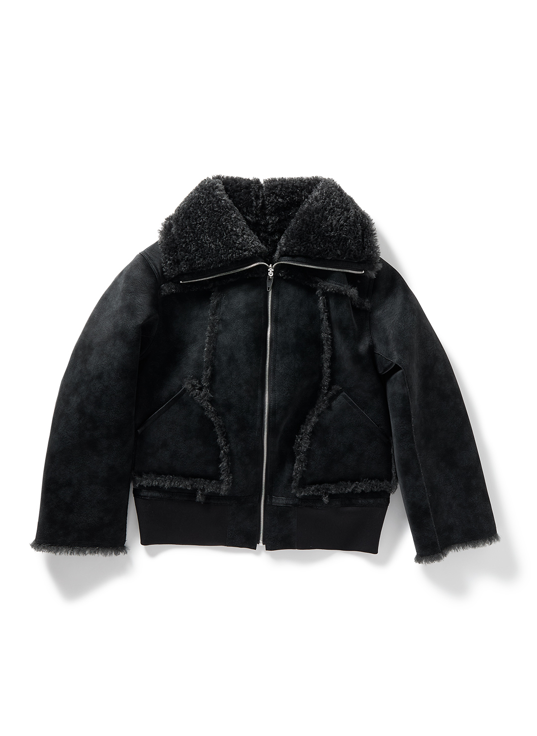Bulky Neck Blouson 詳細画像 Black 1