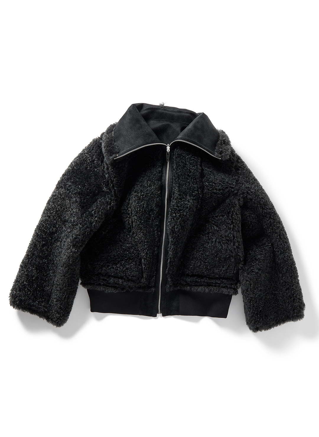 Bulky Neck Blouson 詳細画像 Black 3
