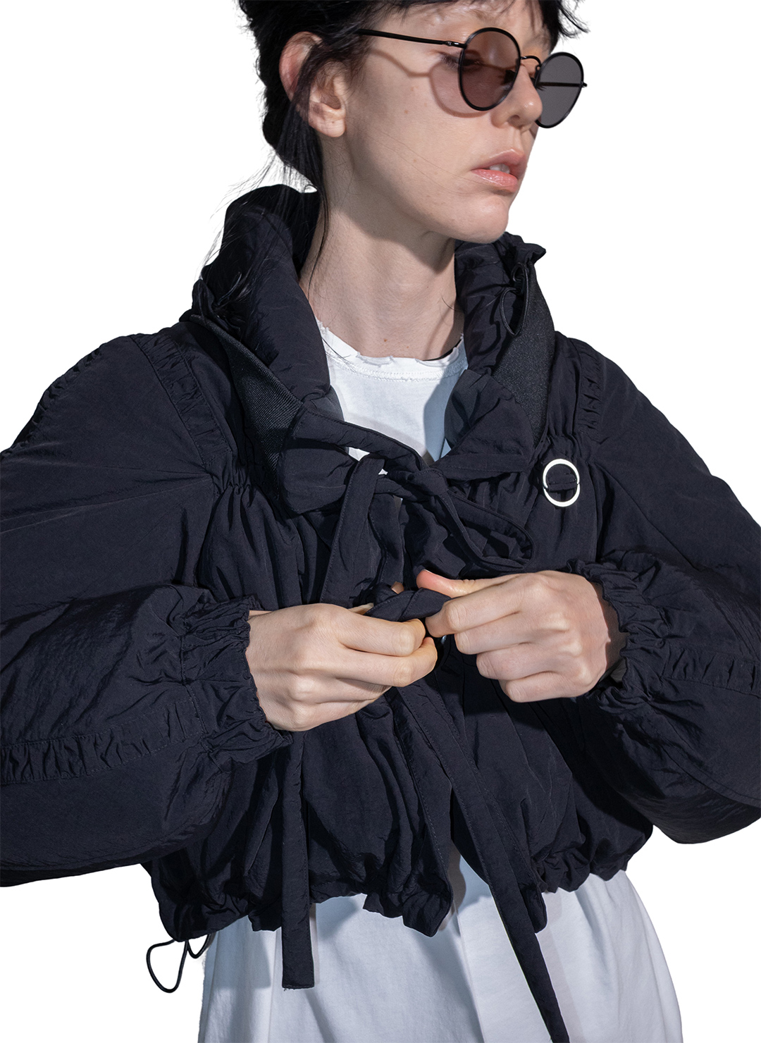 String Multiple Mini Down Jacket 詳細画像 Black 4