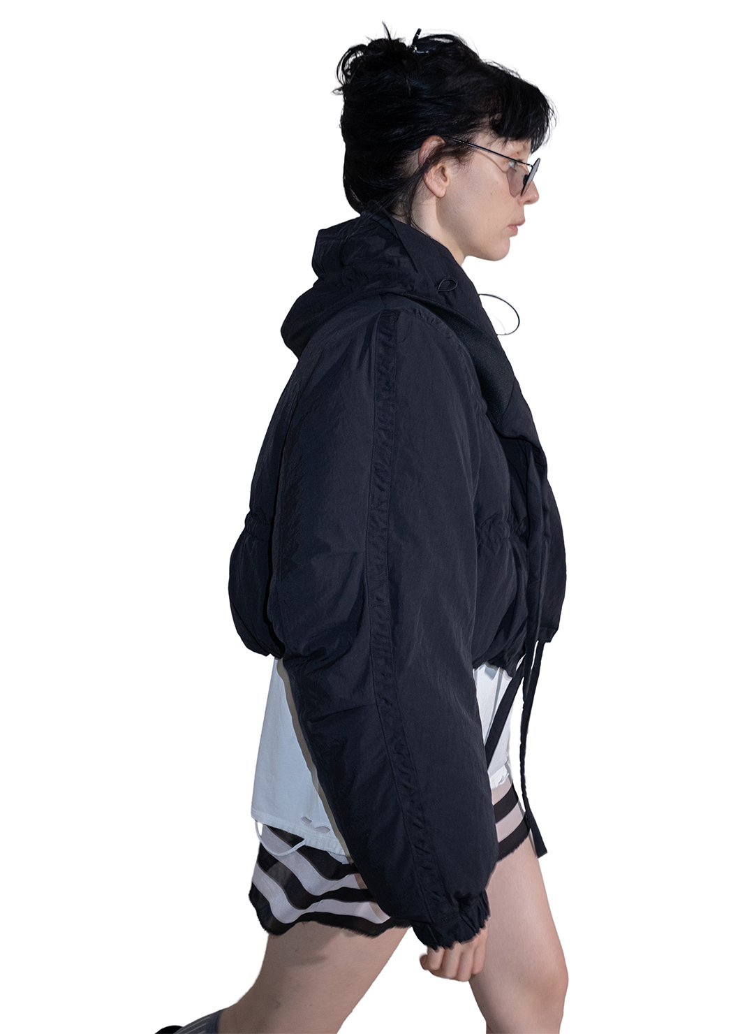 String Multiple Mini Down Jacket 詳細画像 Black 5