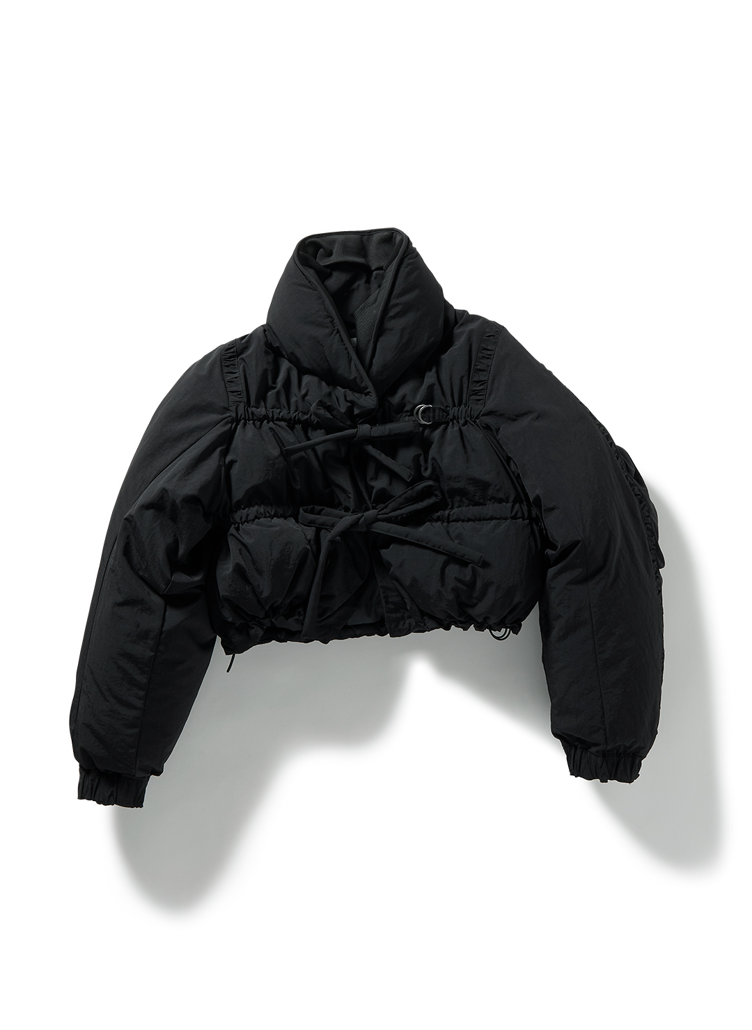 String Multiple Mini Down Jacket 詳細画像 Black 1