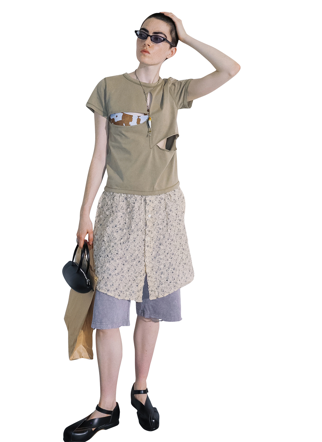 Combined T-Shirt Dress