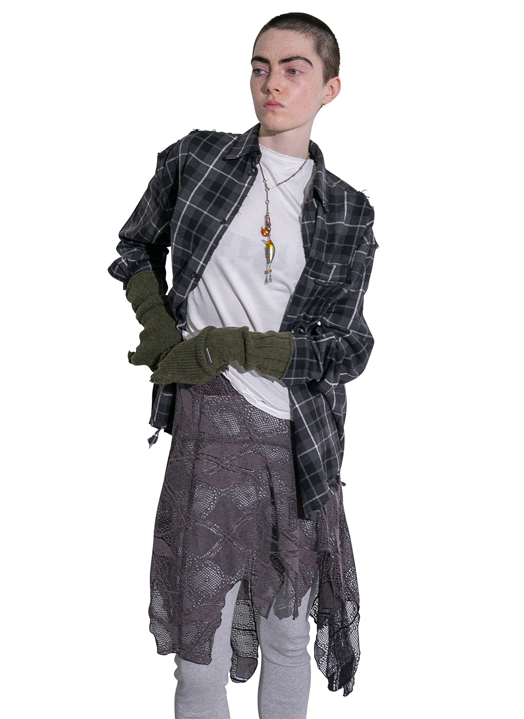 Cut Up Shirt 詳細画像 Gray 3