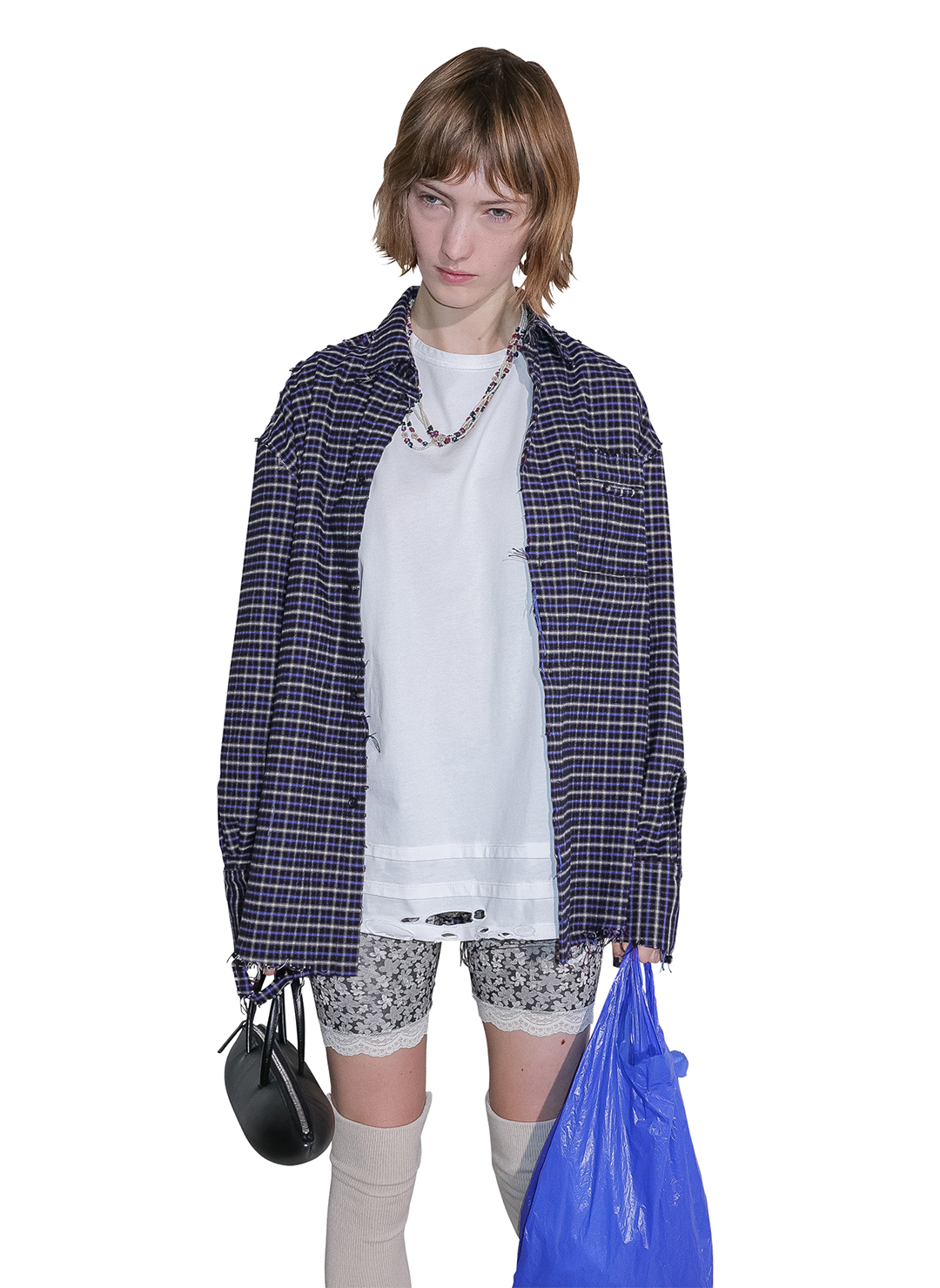 Cut Up Shirt 詳細画像 Blue 2