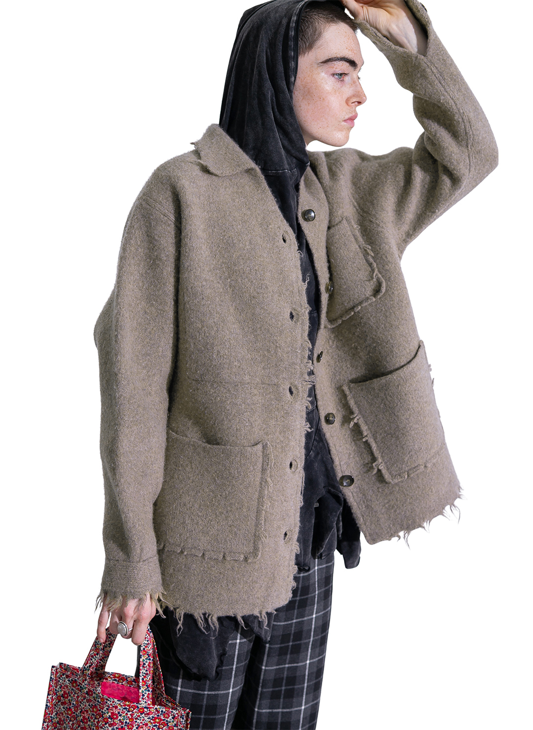 Crash Knit Coat 詳細画像 Beige 1