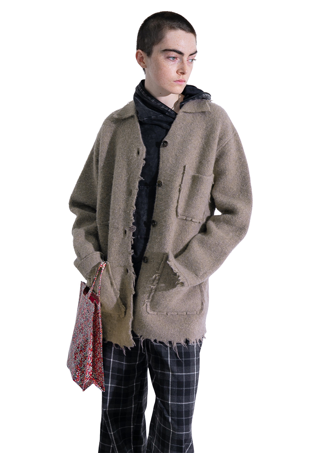 Crash Knit Coat 詳細画像 Beige 2
