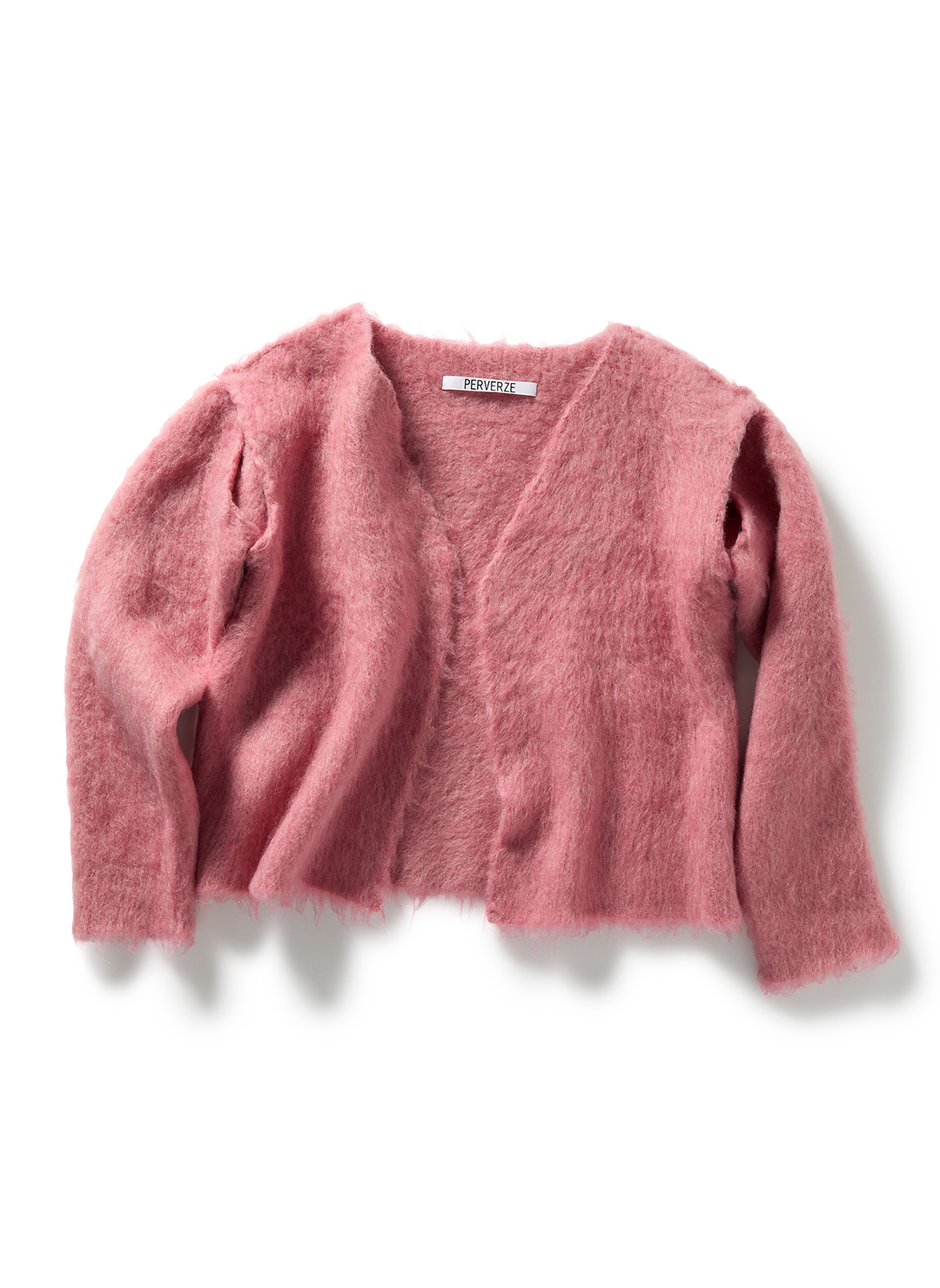 Wide Slit Cardigan 詳細画像 Pink 1