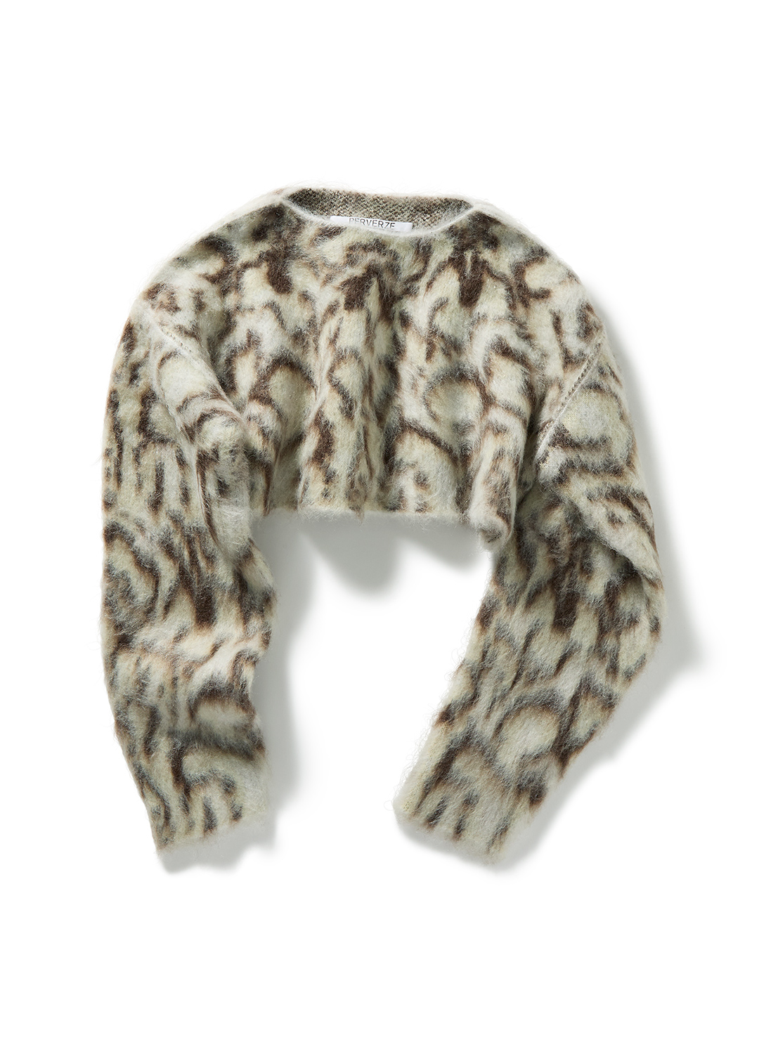 Wide Knit Top and Scarf 詳細画像 White 1