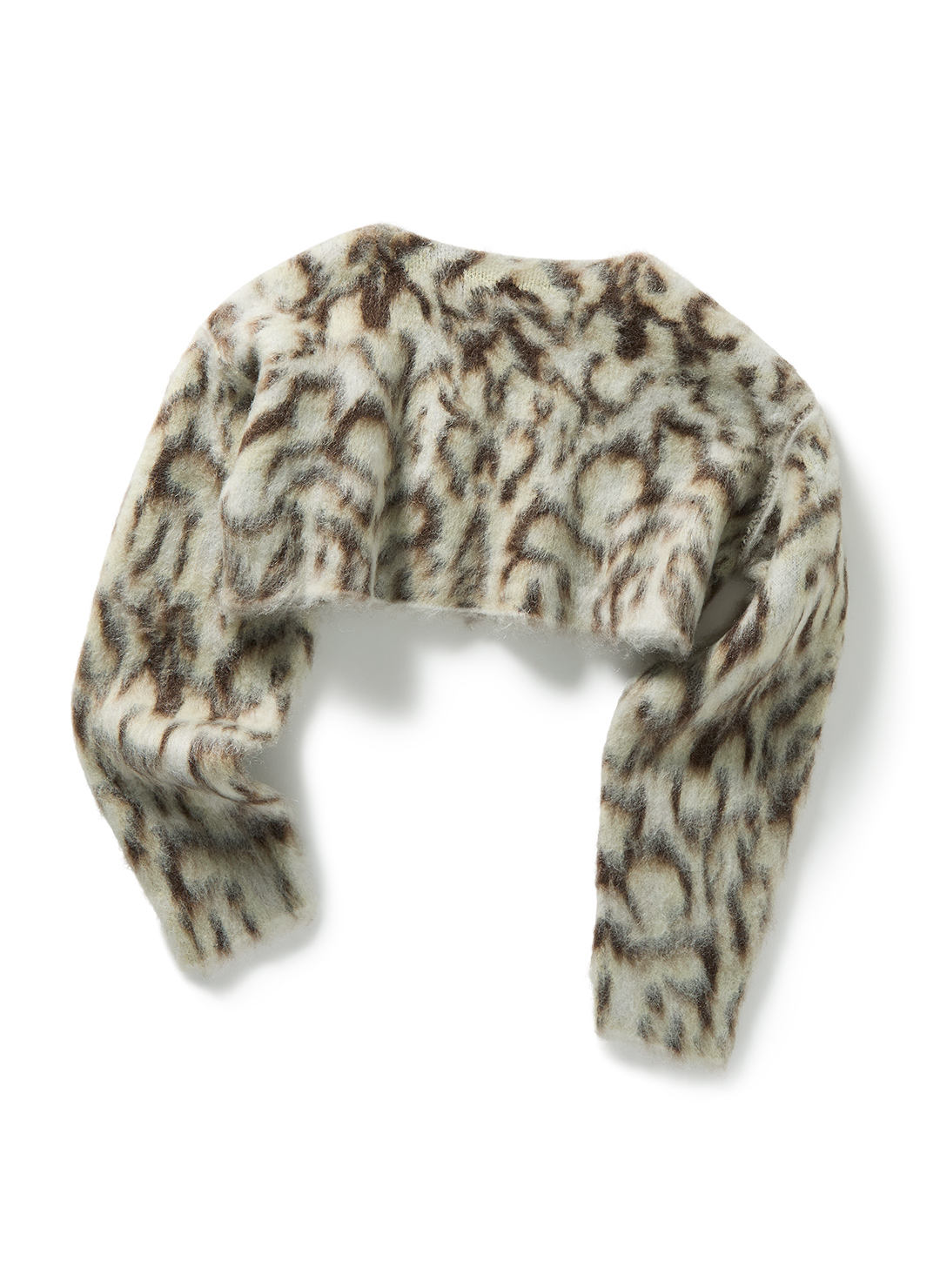 Wide Knit Top and Scarf 詳細画像 White 2