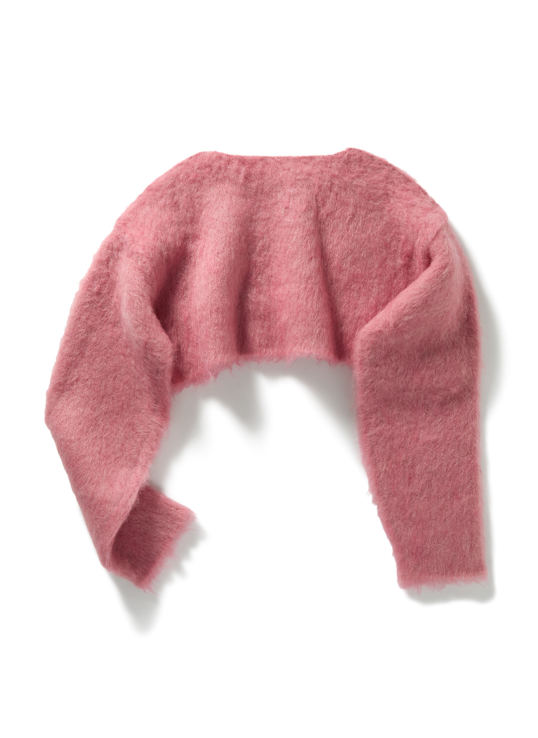 Wide Knit Top and Scarf 詳細画像 Pink 2
