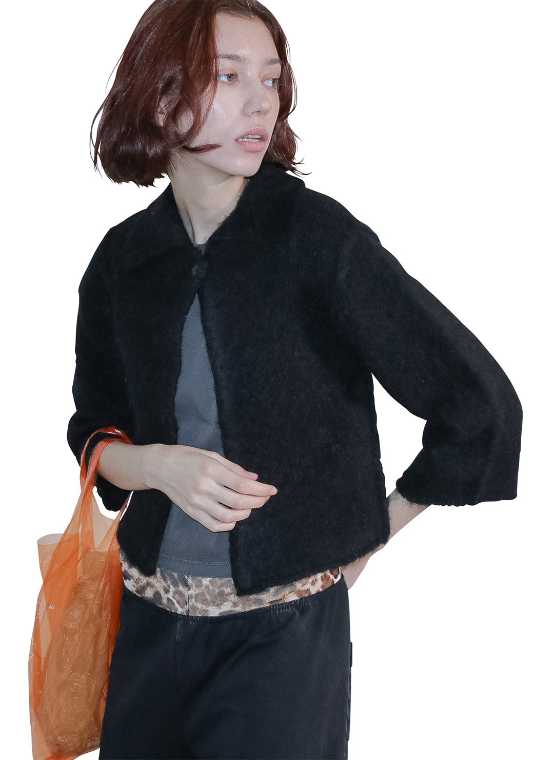 Fluffy Knit Cardigan