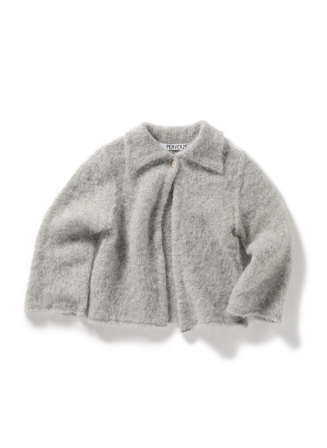 Fluffy Knit Cardigan 詳細画像 Gray 1