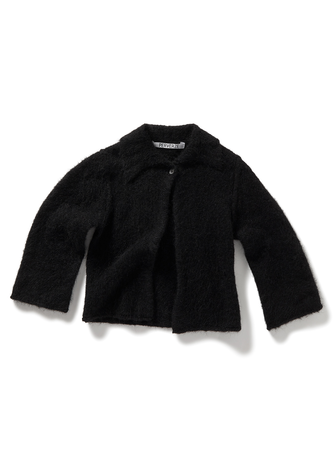Fluffy Knit Cardigan 詳細画像 Black 1
