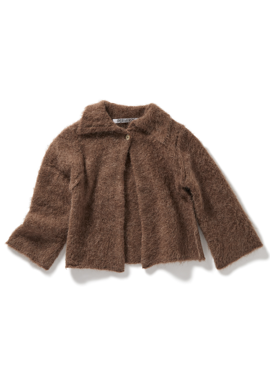 Fluffy Knit Cardigan 詳細画像 Brown 1