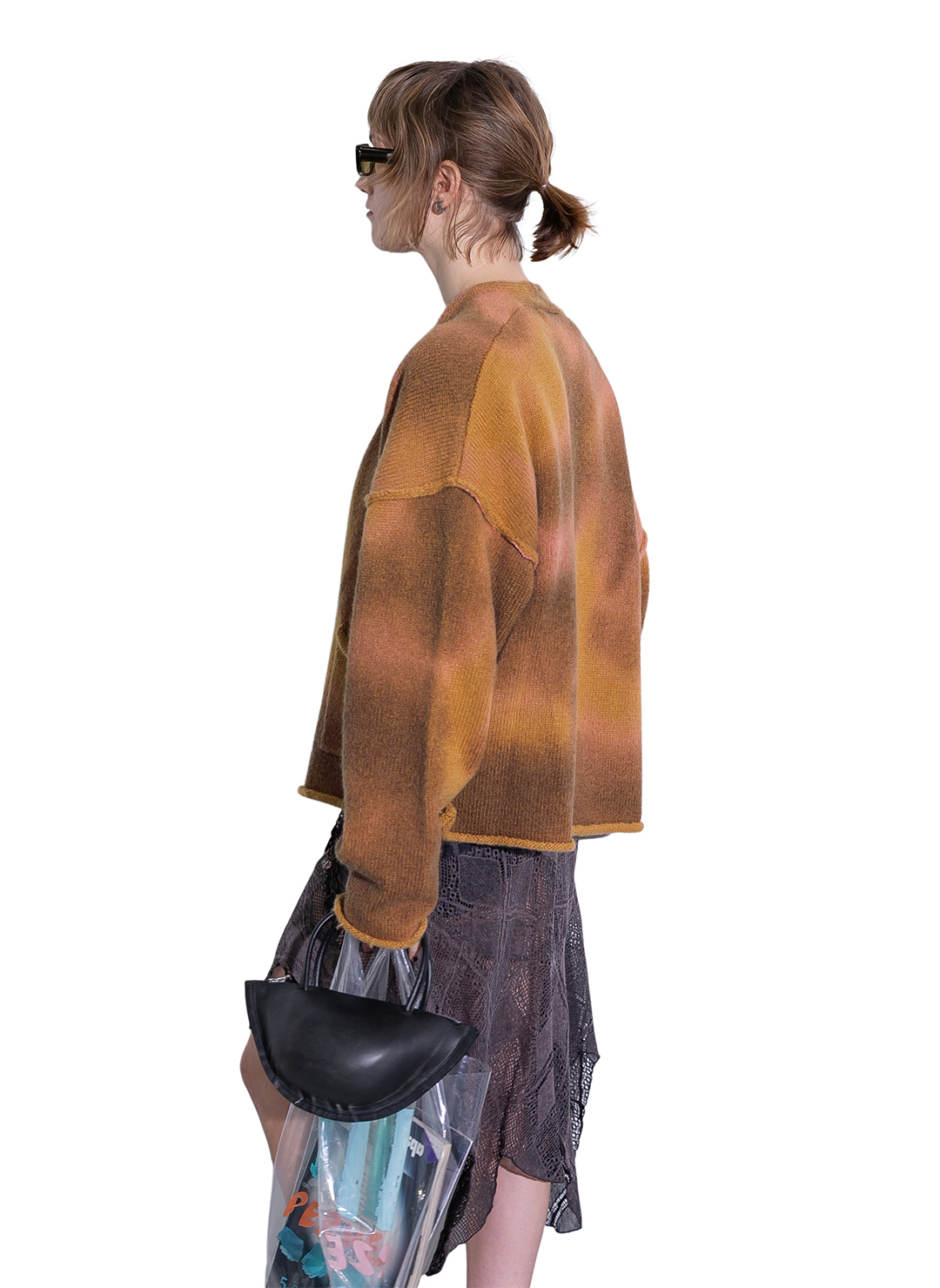 Spray Drawing Knit 詳細画像 Orange 2