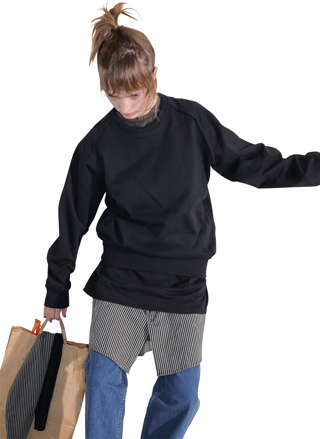 Double Sweat Shirts 詳細画像 Black 1