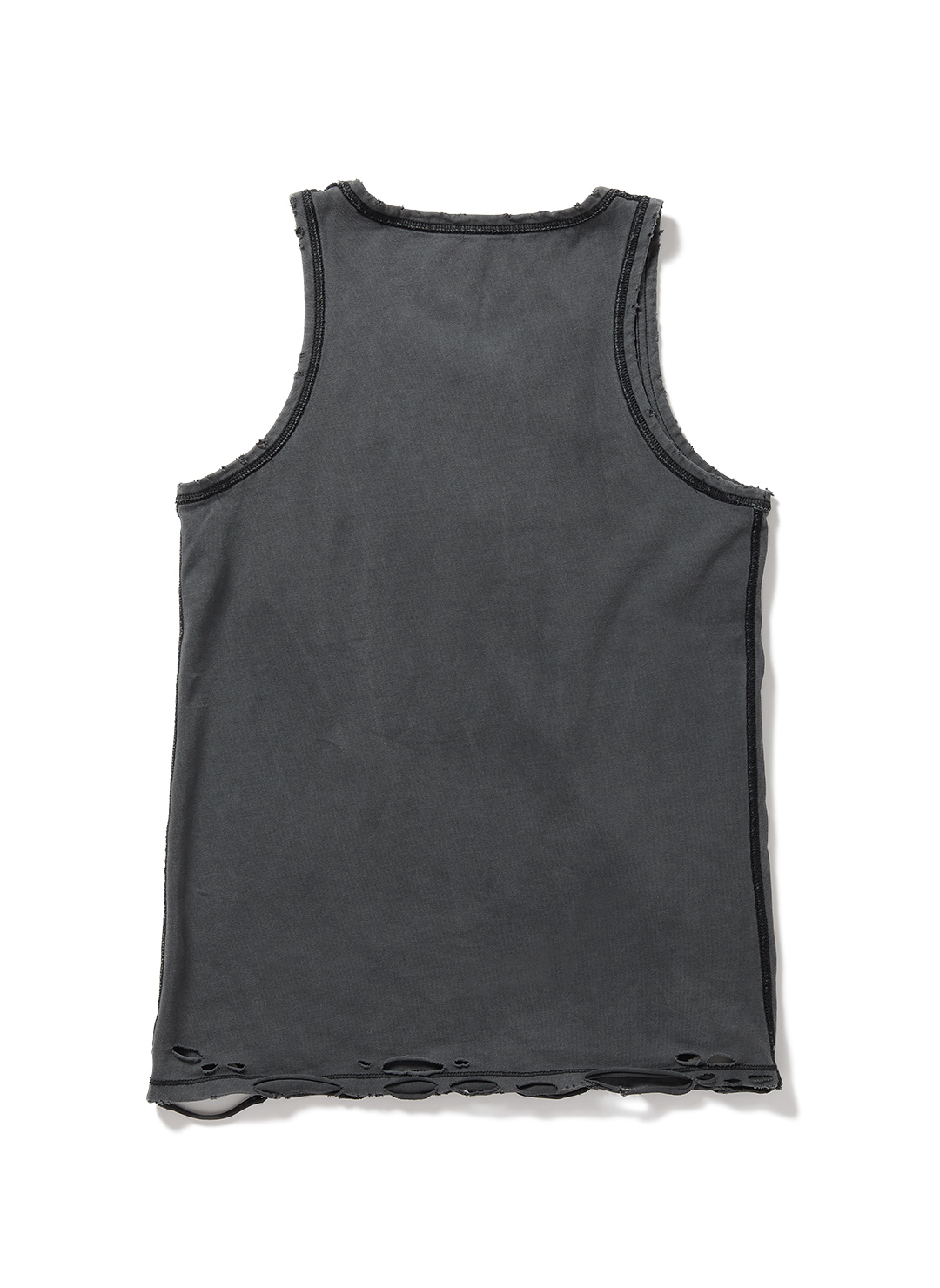 DISTRESS Regular Tank Top 詳細画像 Black 2