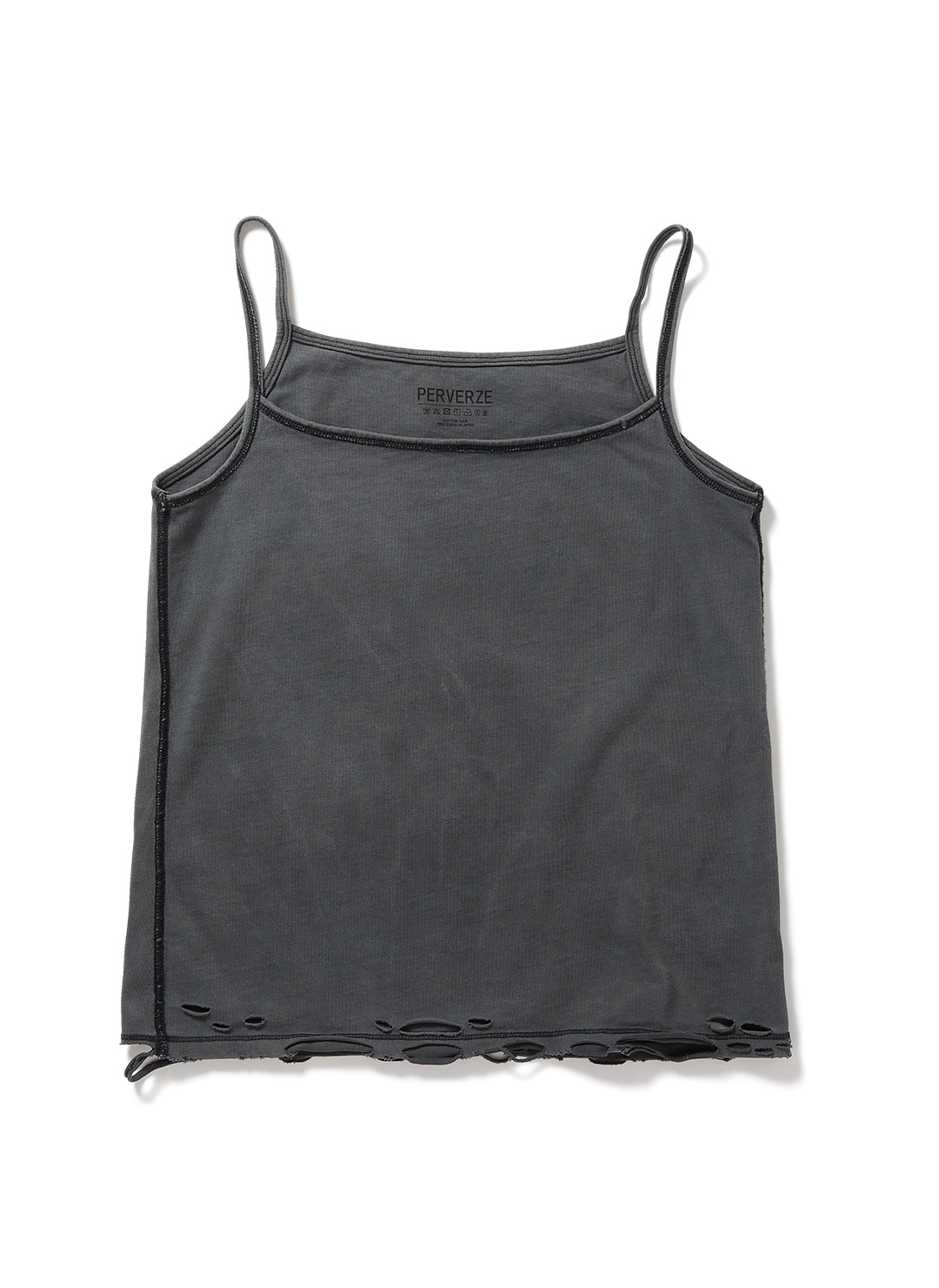 DISTRESS Regular Camisole 詳細画像 Black 1