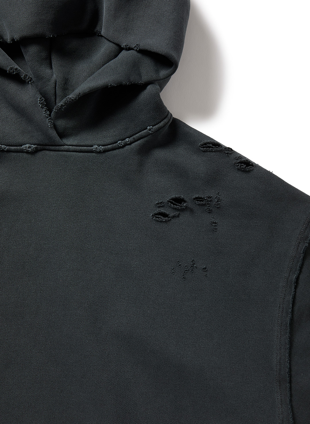 DISTRESS Step Layered Hoodie 詳細画像 Gray 3