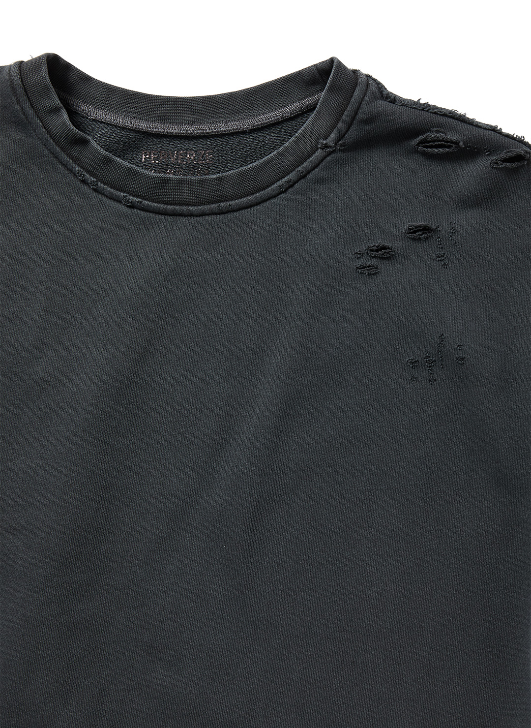 DISTRESS Step Layered Sweatshirt 詳細画像 Gray 3