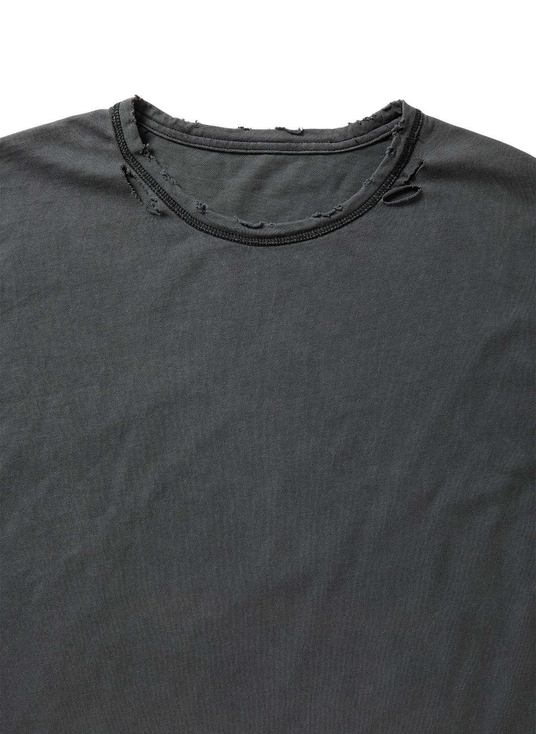DISTRESS Regular Long Sleeve T-Shirt 詳細画像 Black 3