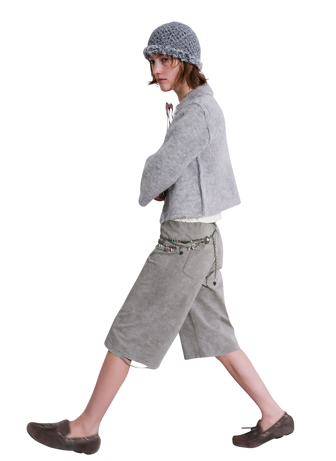 Damaged Jersey Pants 詳細画像 Gray 4